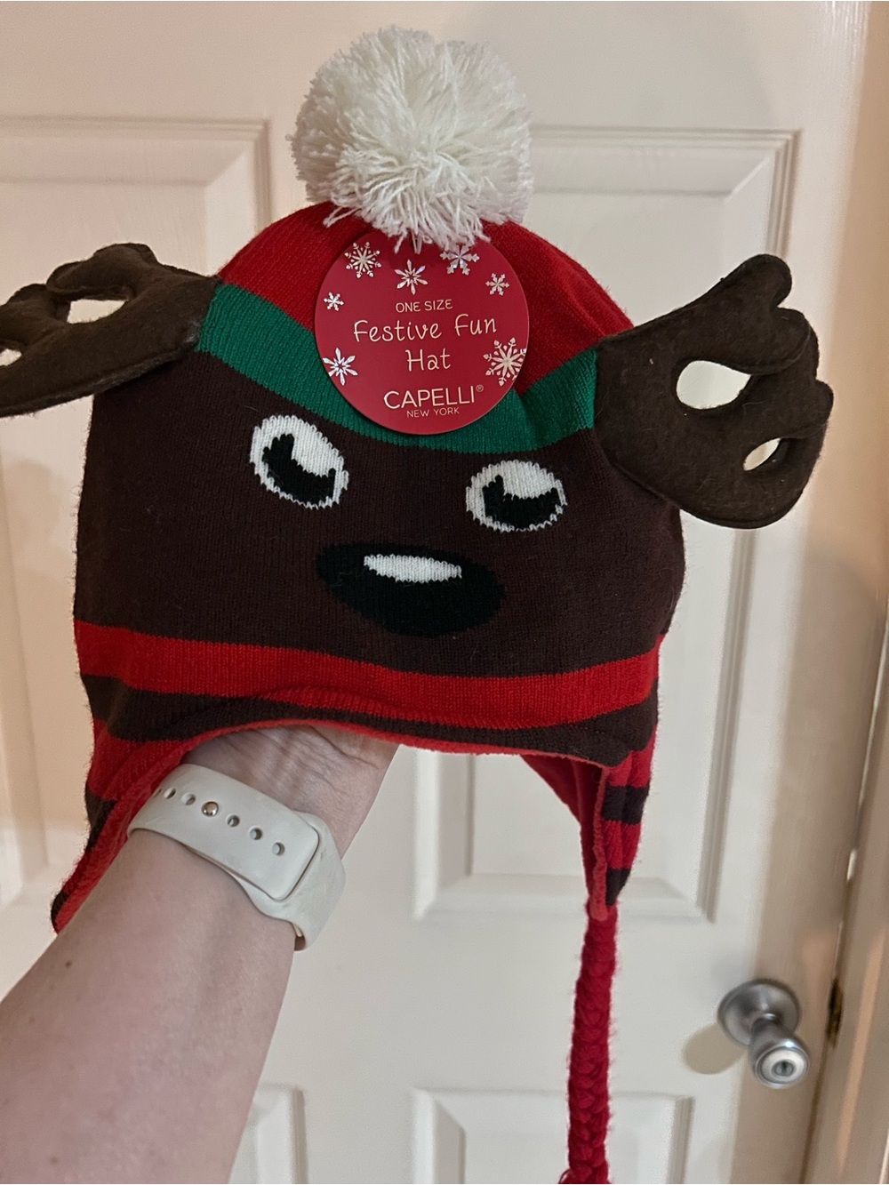 Christmas 🤶 “One Size Fits All,” Reindeer Fun Hat